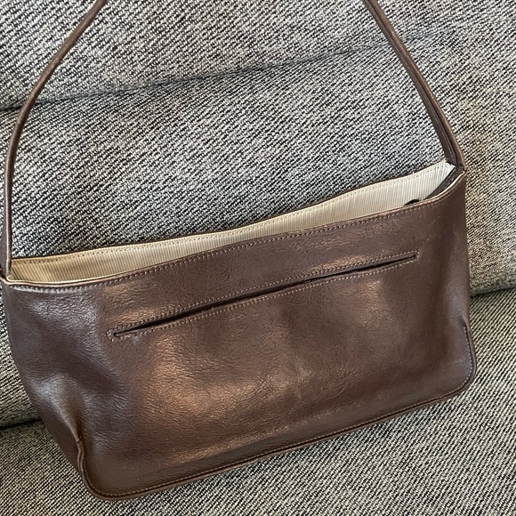 🇬🇧🇯🇵Y2K Margaret Howell Idea Japan Dark Chocolate Leather Minimalist Bag 13 x 6 - Picture 11 of 15